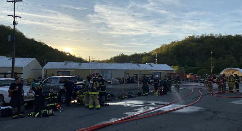 Firefighter training at Cardinal Plant
