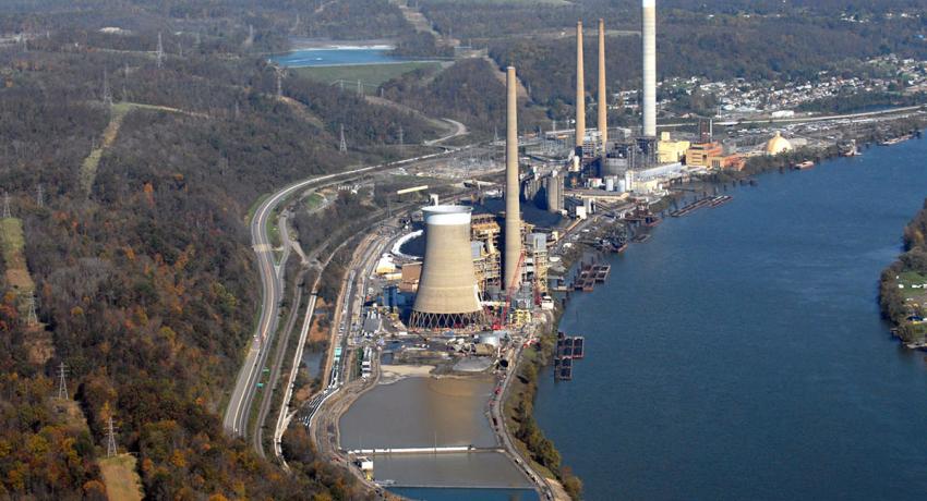 Aerial view of Cardinal Plant