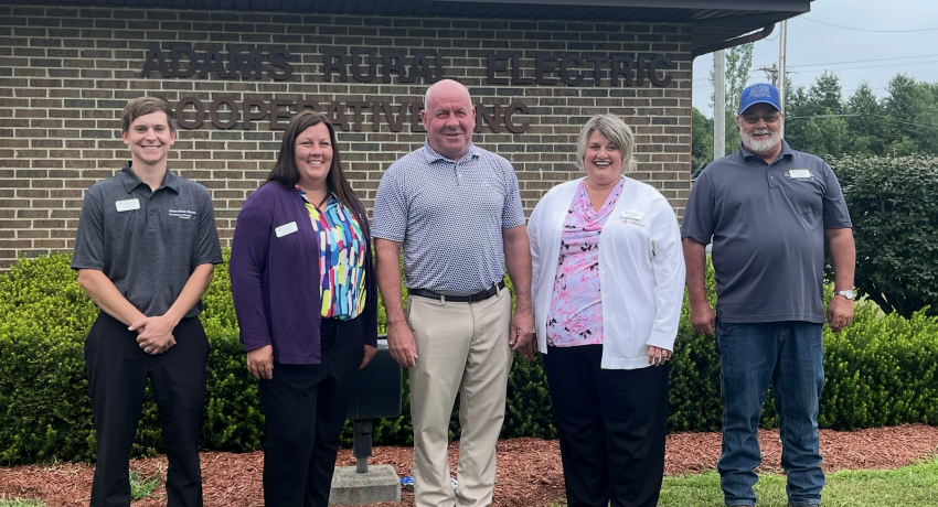 Adams Rural Electric Cooperative team meeting with U.S. Rep. David Taylor