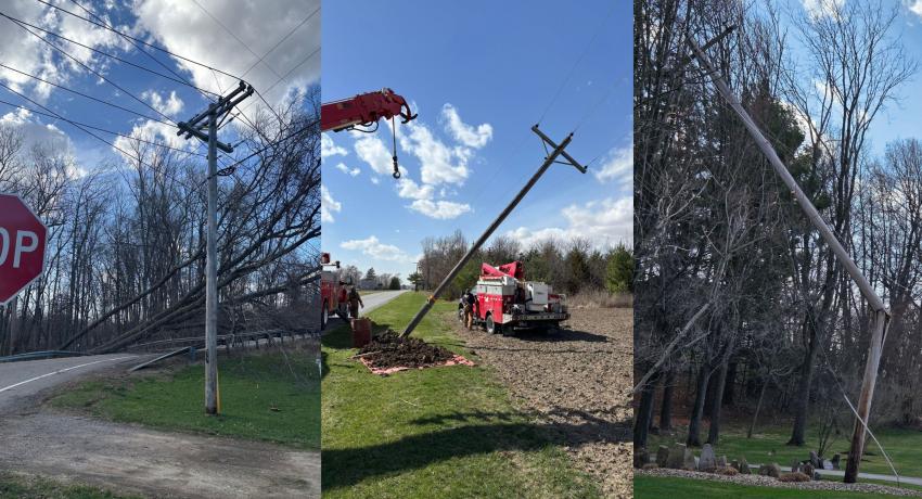 March 13, 2026, wind damage across Ohio